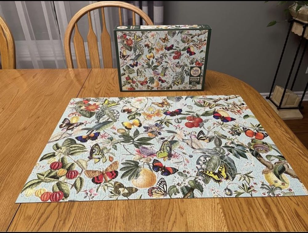 Fruit And Flutterbies (NIB) NFT - Cobble Hill puzzle collectible [Barcode 625012801966] - Main Image 3