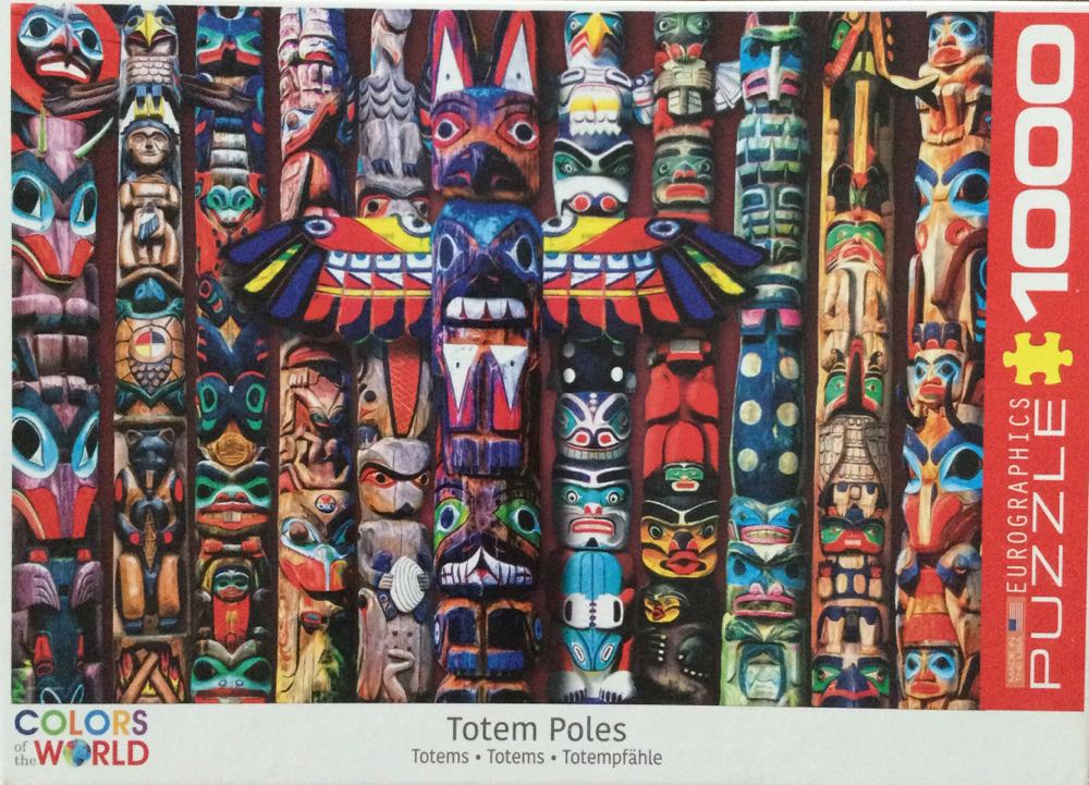 Totem Poles - Eurographics puzzle collectible [Barcode 628136653497] - Main Image 1