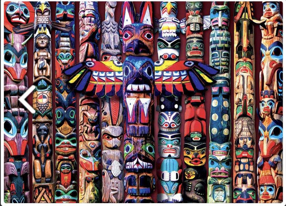 Totem Poles - Eurographics puzzle collectible [Barcode 628136653497] - Main Image 2