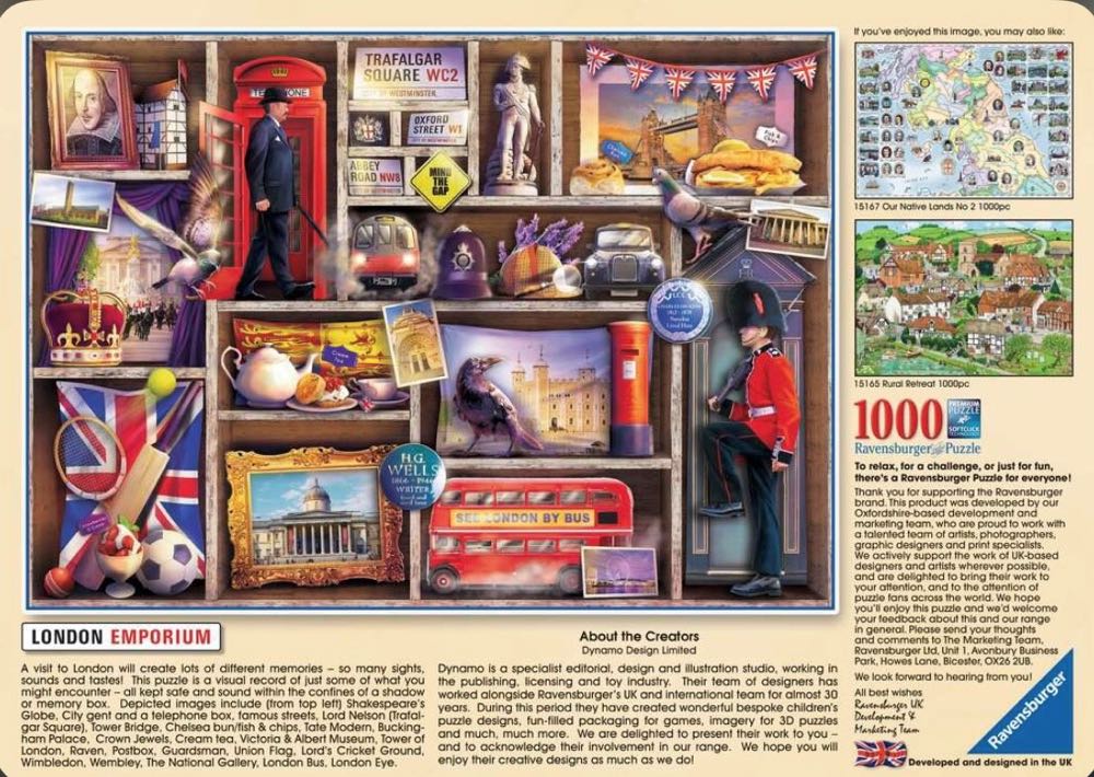 London Emporium - Ravensburger puzzle collectible [Barcode 4005556159857] - Main Image 3