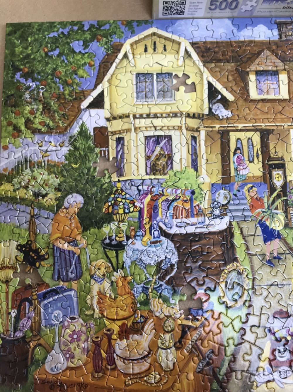 The Yard Sale 🧾🏷 - Bits & Pieces 🇺🇸 puzzle collectible [Barcode 192949037831] - Main Image 4