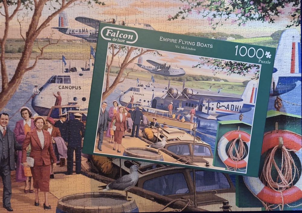 Empire Flying Boats - Falcon de luxe puzzle collectible [Barcode 8710126111949] - Main Image 4