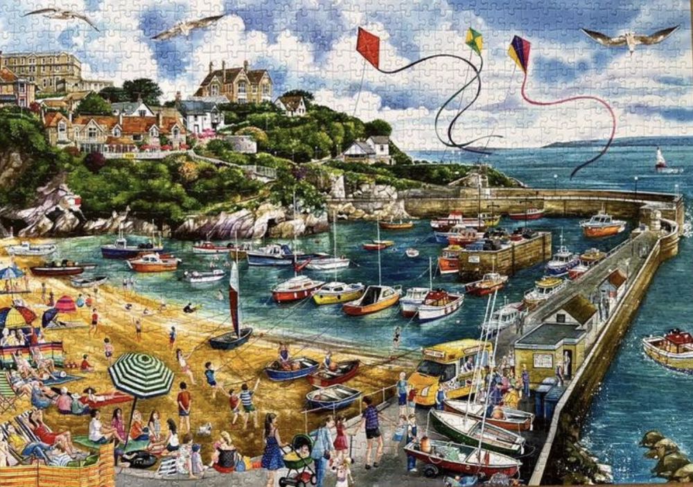 Newquay Harbour - Falcon puzzle collectible [Barcode 8710126112908] - Main Image 3