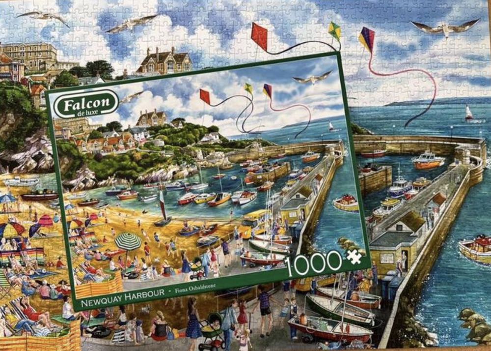 Newquay Harbour - Falcon puzzle collectible [Barcode 8710126112908] - Main Image 4