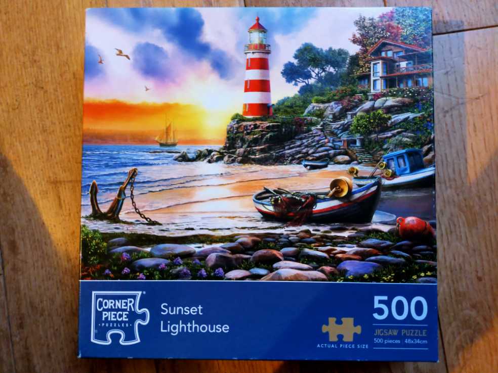 Sunset Lighthouse - Corner Piece puzzle collectible [Barcode 5052089297951] - Main Image 3