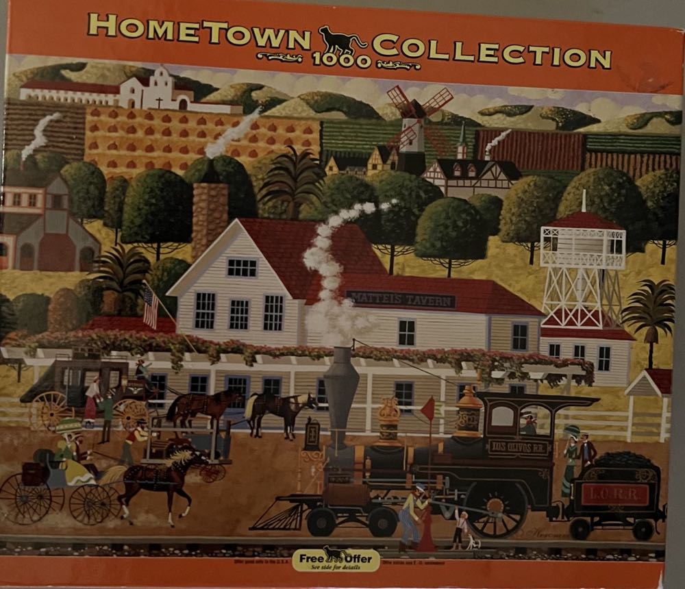 Mattel’s Tavern - RoseArt 🌹🖼 puzzle collectible [Barcode 072348092009] - Main Image 2