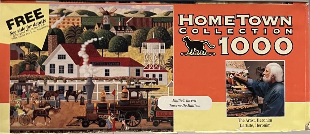 Mattel’s Tavern - RoseArt 🌹🖼 puzzle collectible [Barcode 072348092009] - Main Image 3