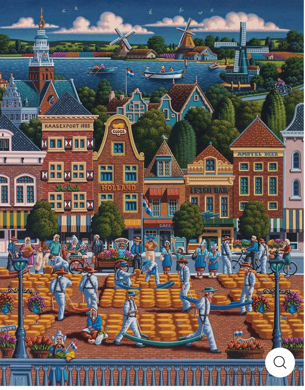 Netherlands - Cheryl - Dowdle puzzle collectible [Barcode 671095009973] - Main Image 2