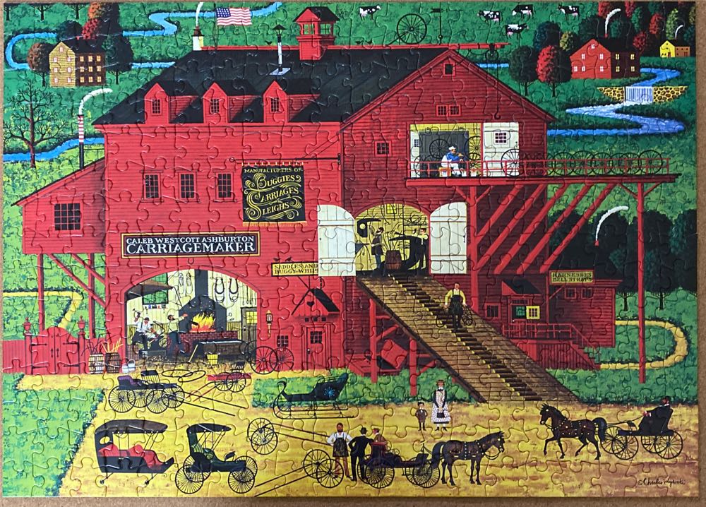 Caleb’s Buggy Barn - Buffalo Games puzzle collectible [Barcode 079346026173] - Main Image 2