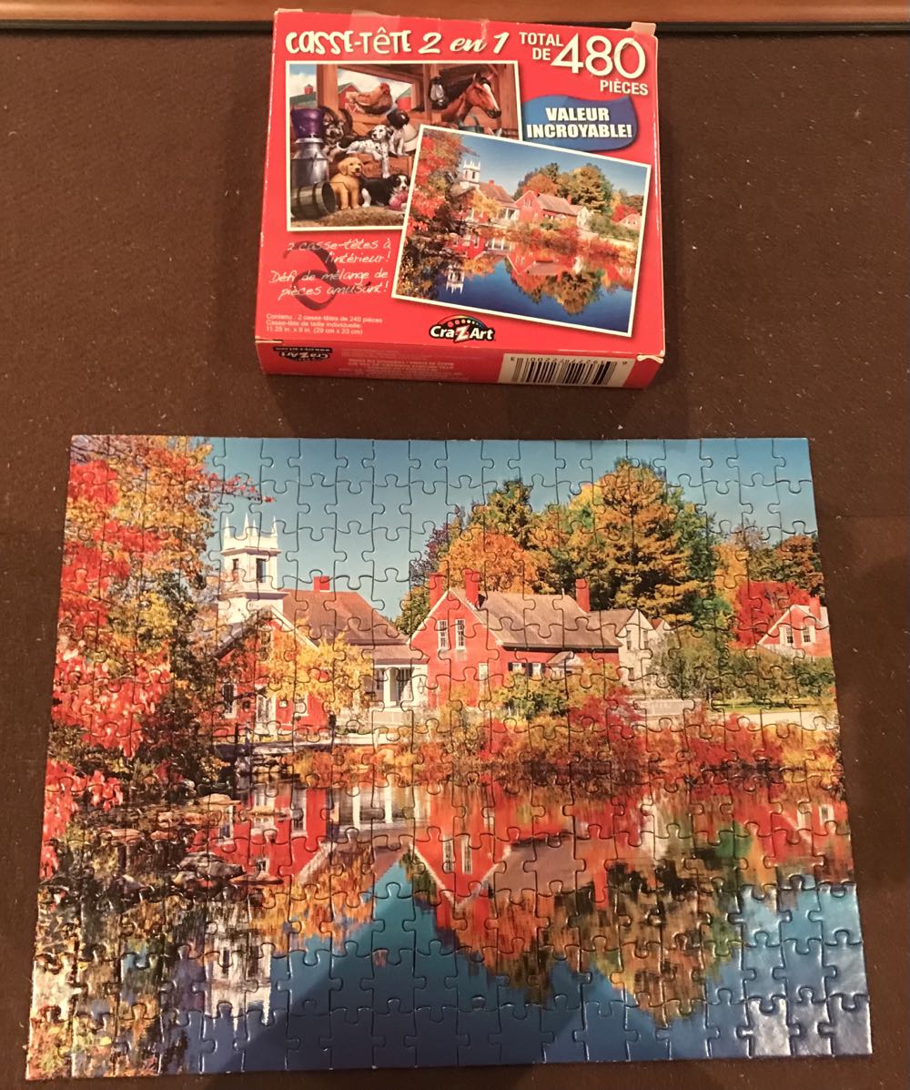 Autumn In Harrisville, New Hampshire 🍂🍁🥮 - Cra⚡️Art 🇺🇸 puzzle collectible [Barcode 639277722003] - Main Image 2