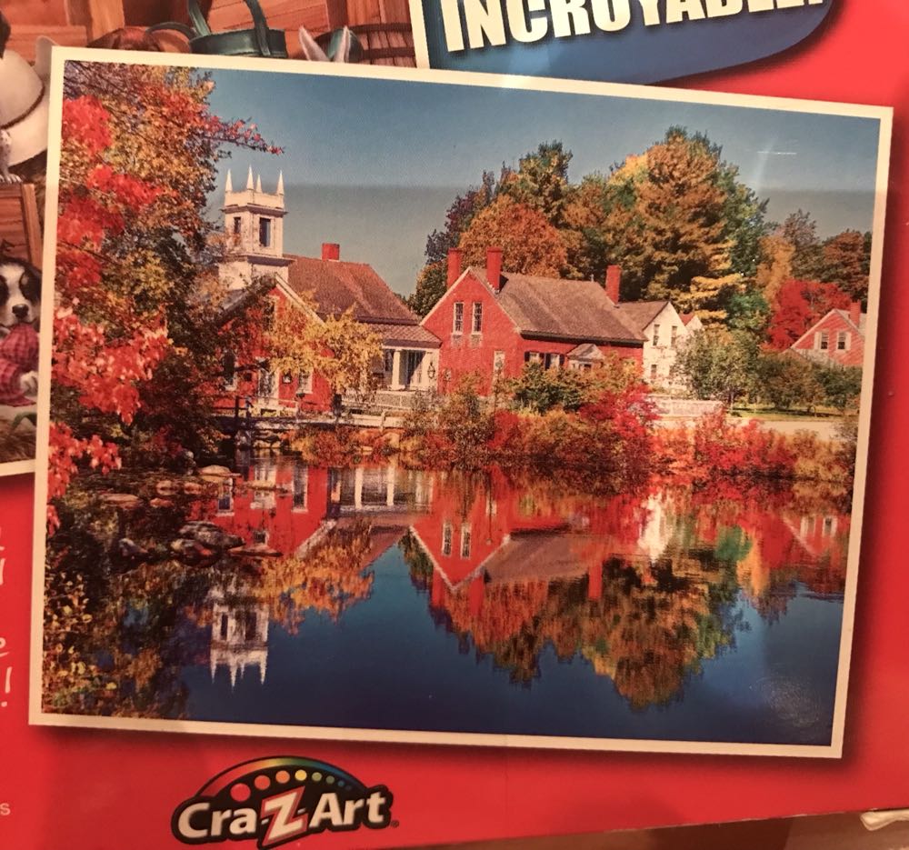 Autumn In Harrisville, New Hampshire 🍂🍁🥮 - Cra⚡️Art 🇺🇸 puzzle collectible [Barcode 639277722003] - Main Image 3