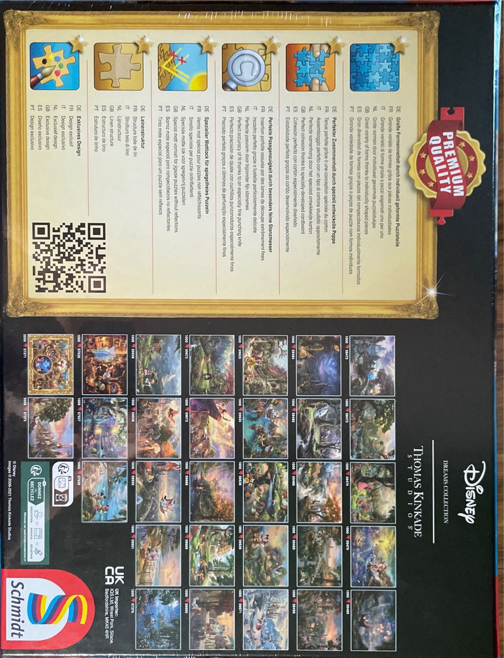 Cinderella Wishes Upon a Dream - Schmidt puzzle collectible [Barcode 4001504594725] - Main Image 3