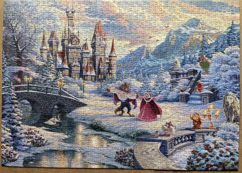 Beauty and the Beast’s Winter Enchantment - Schmidt puzzle collectible [Barcode 4001504596712] - Main Image 2