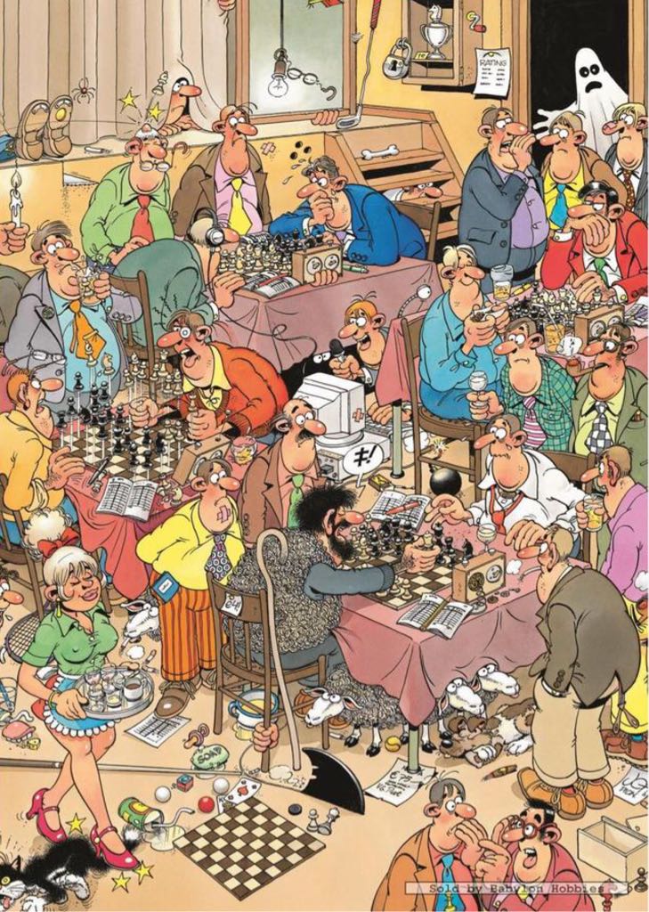 81317  De schaakclub - De Schaakclub puzzle collectible - Main Image 2