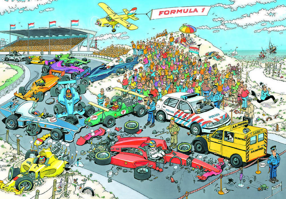 Formule 1 The Start - Formule1. De Start puzzle collectible - Main Image 1