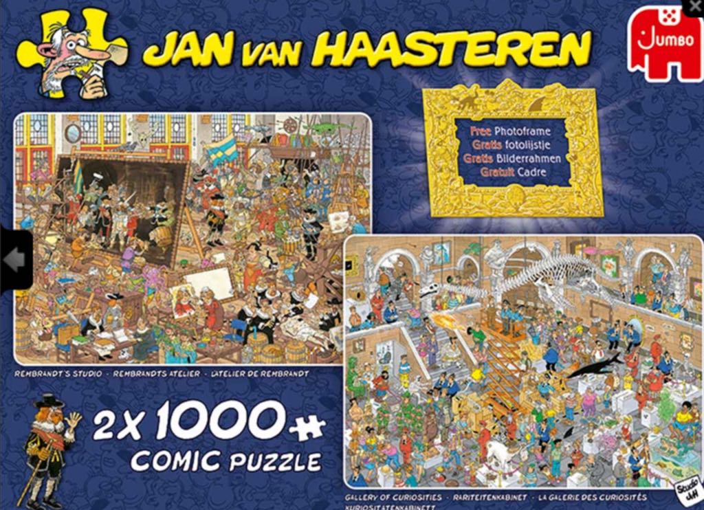 20032 (b) Rariteiten Cabinet - Rembrandts Atelier / Rariteitenkabinet puzzle collectible - Main Image 2