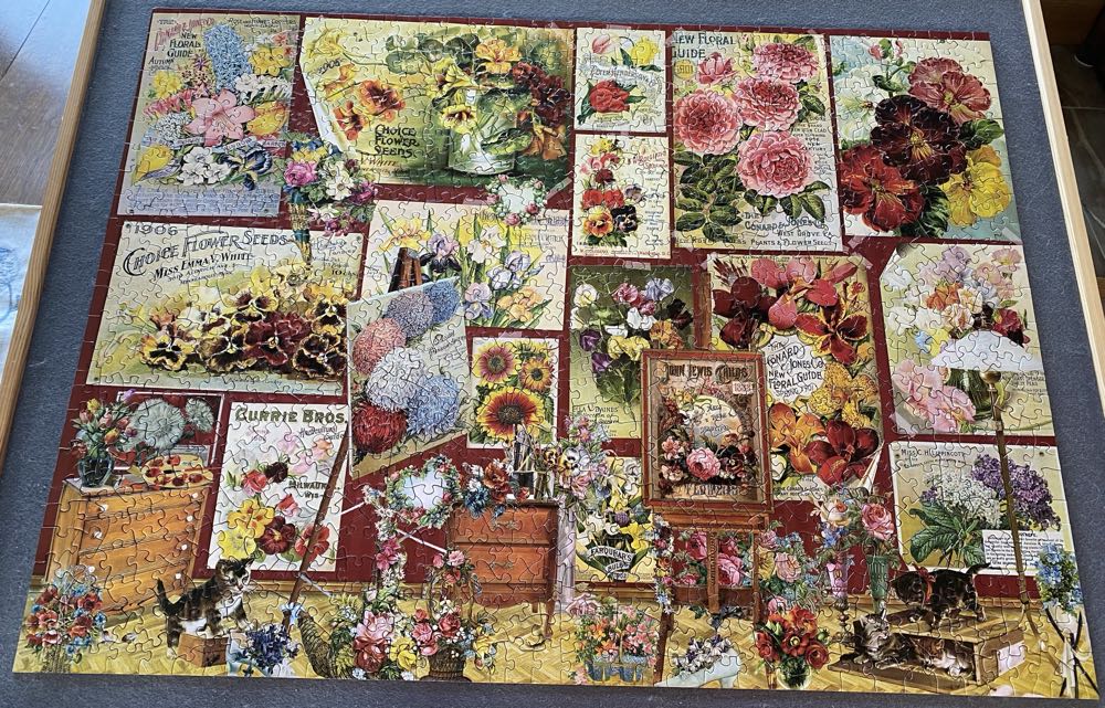 Flower Posters - Bits And Pieces puzzle collectible [Barcode 192949038913] - Main Image 3