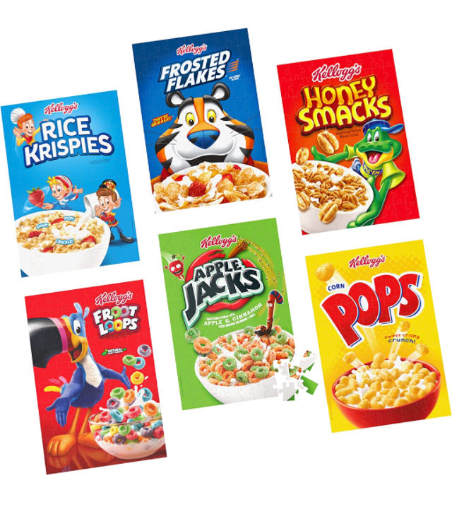 0267 Spinmaster: Kellogg’s Fun Pack Puzzles 6-Pack - Frosted Flakes - Spin Master puzzle collectible [Barcode 778988383681] - Main Image 2