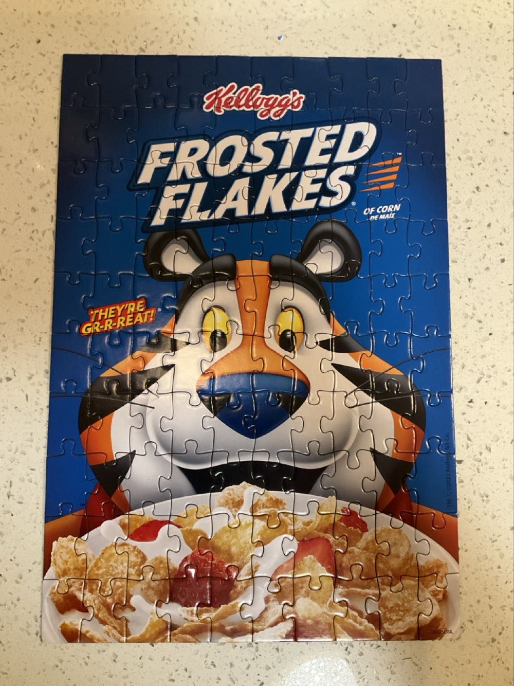 0267 Spinmaster: Kellogg’s Fun Pack Puzzles 6-Pack - Frosted Flakes - Spin Master puzzle collectible [Barcode 778988383681] - Main Image 4