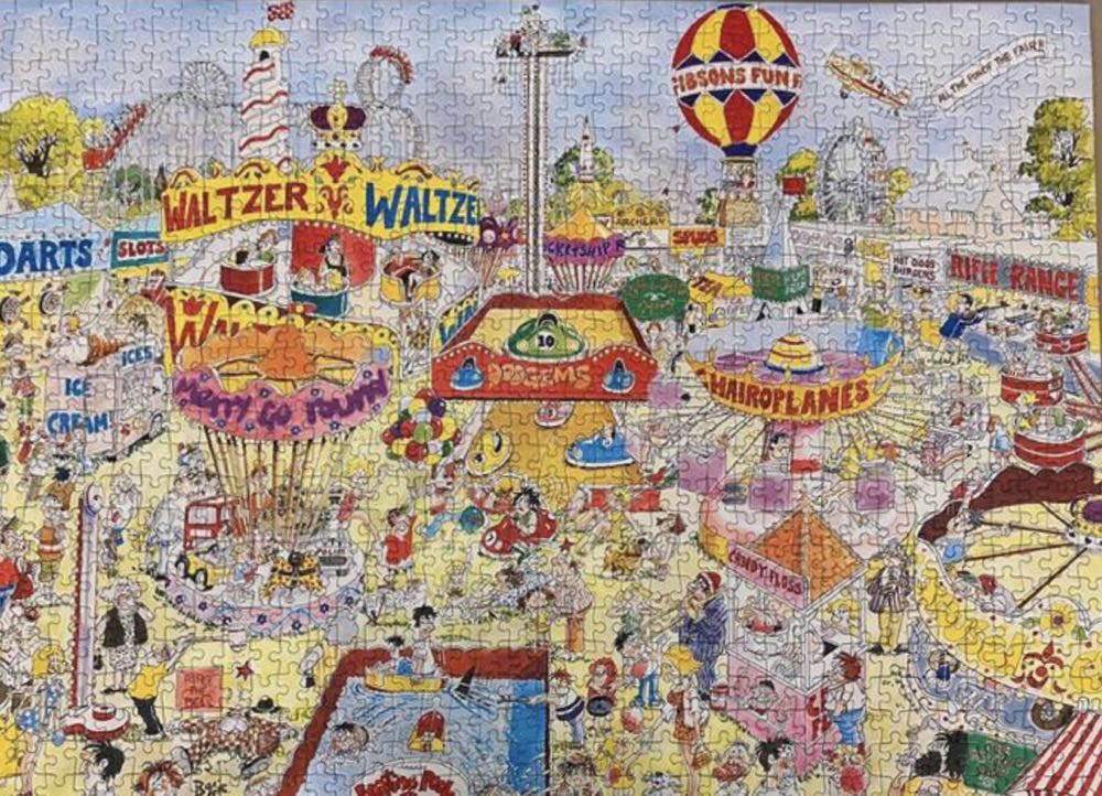 The Great British Fun Fair - Gibsons puzzle collectible [Barcode 5012269070286] - Main Image 3