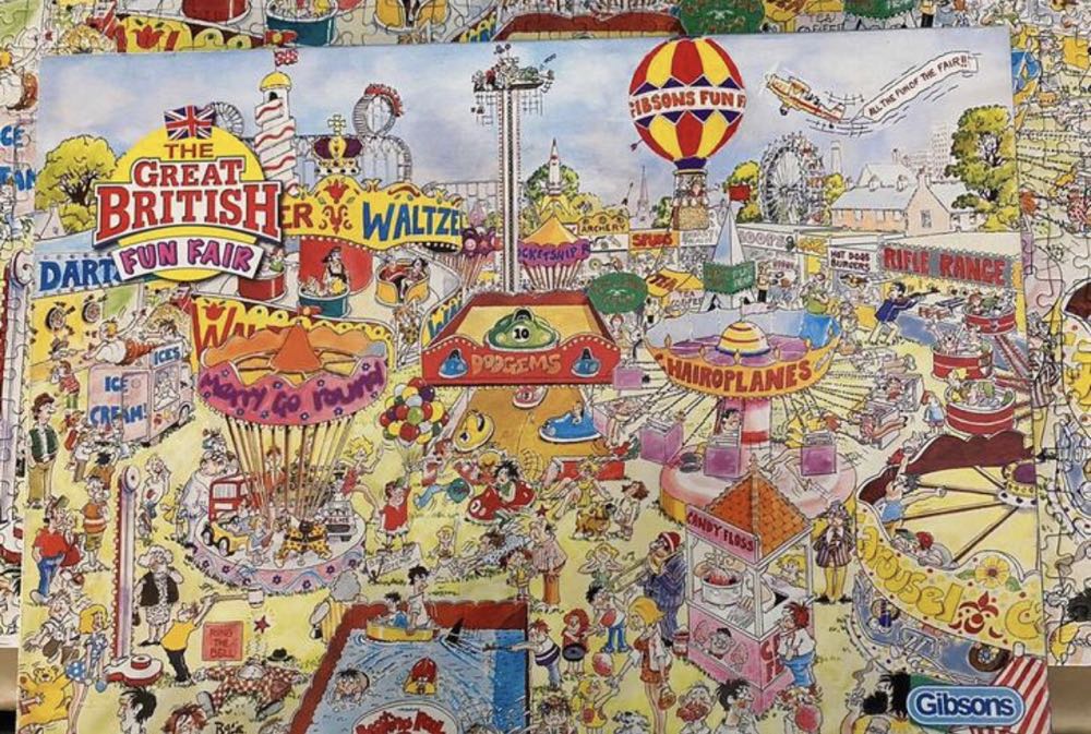 The Great British Fun Fair - Gibsons puzzle collectible [Barcode 5012269070286] - Main Image 4