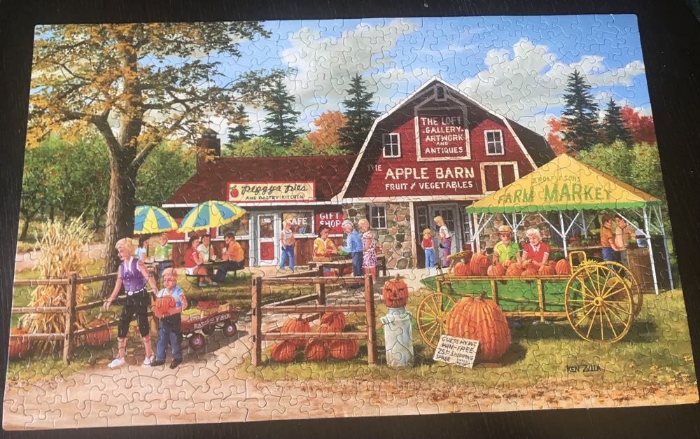 Harvest Market 🎃 🏬 🍂 - SunsOut 🇺🇸 puzzle collectible [Barcode 796780399617] - Main Image 2