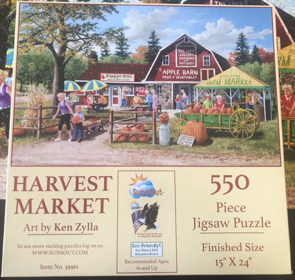 Harvest Market 🎃 🏬 🍂 - SunsOut 🇺🇸 puzzle collectible [Barcode 796780399617] - Main Image 4