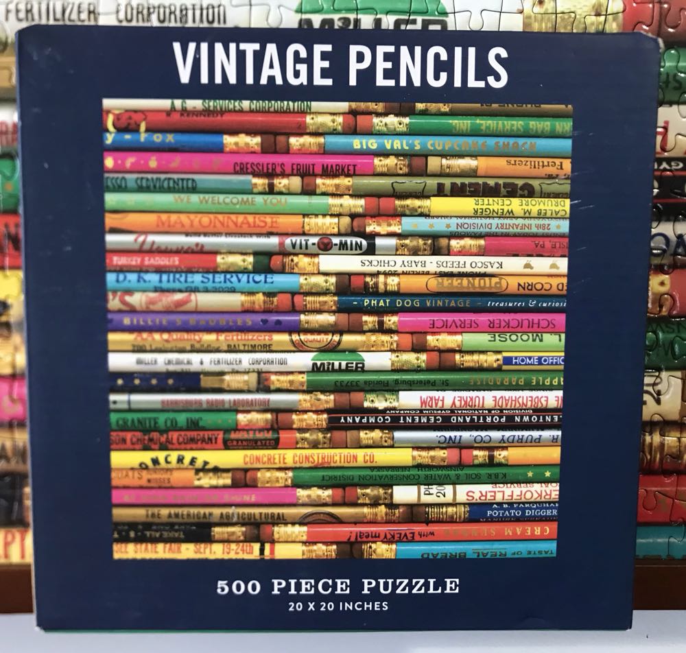 Vintage Pencils - Galison puzzle collectible [Barcode 9780735356771] - Main Image 2