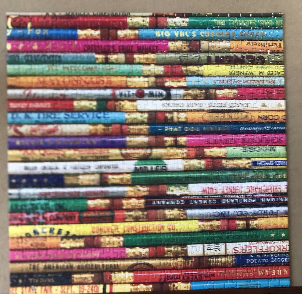 Vintage Pencils - Galison puzzle collectible [Barcode 9780735356771] - Main Image 3