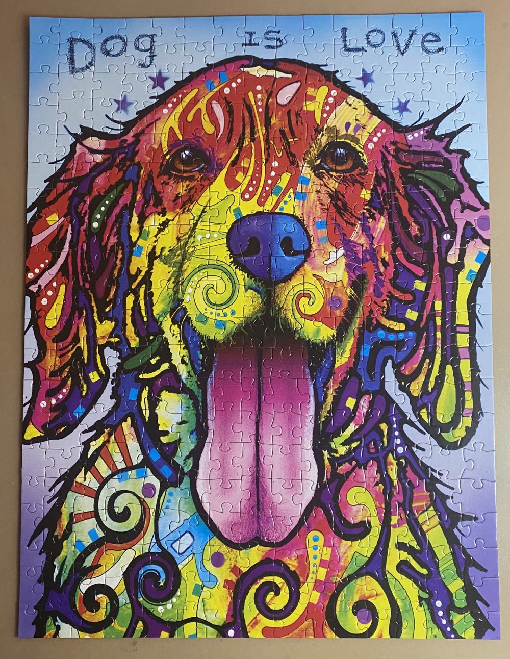 Dog Is Love - Master Pieces puzzle collectible [Barcode 705988318214] - Main Image 2