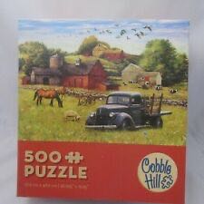 Summer Afternoon On The Farm - Cobble Hill 🇺🇸 puzzle collectible [Barcode 625012571852] - Main Image 1