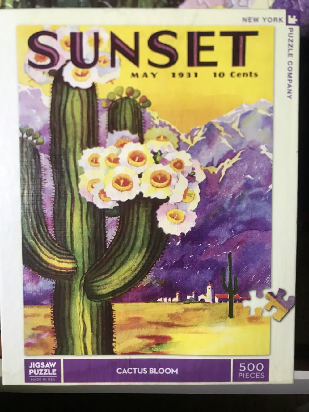 Cactus Blooms - New York Puzzle Company 🇺🇸 puzzle collectible [Barcode 819844017927] - Main Image 2