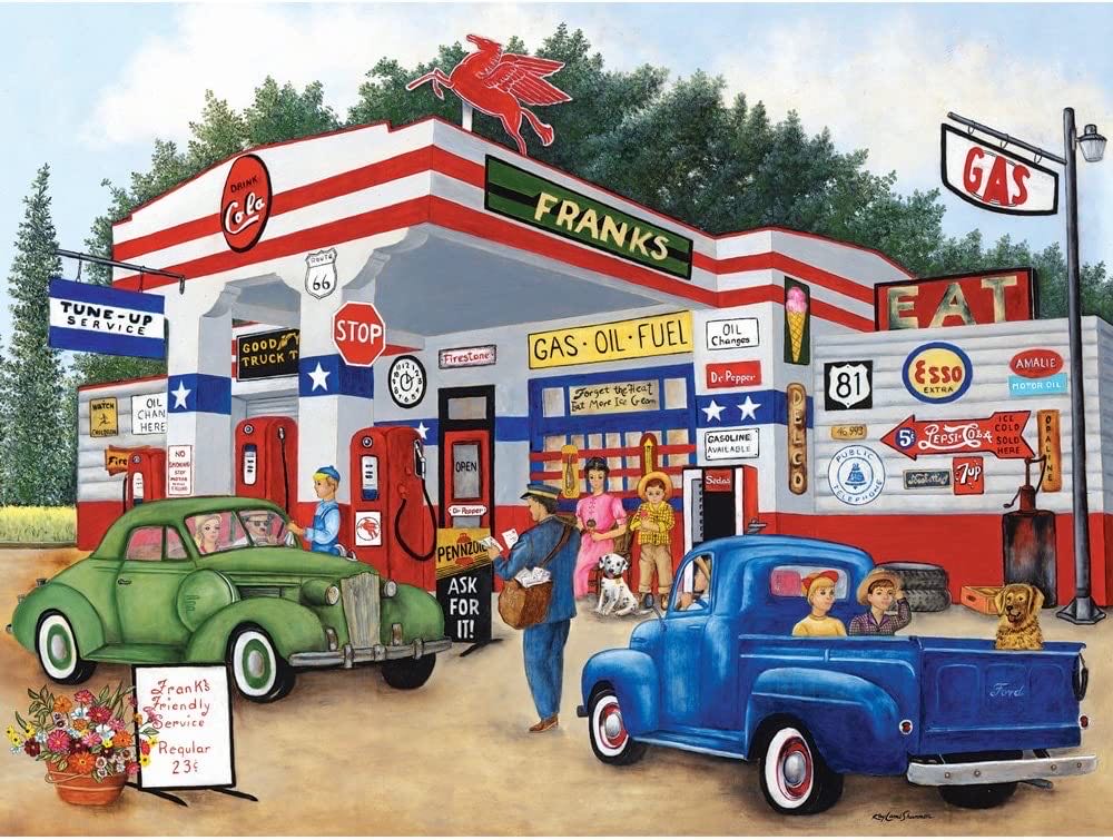 Frank’s Friendly Service Teresa Lilly  - Bits And Pieces puzzle collectible [Barcode 192949013545] - Main Image 2