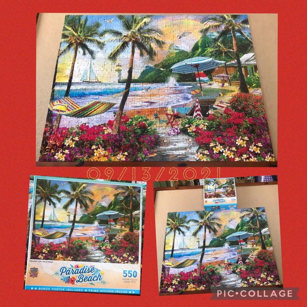 Paradise Beach: Hawaiian Life - MasterPieces puzzle collectible [Barcode 705988321177] - Main Image 4