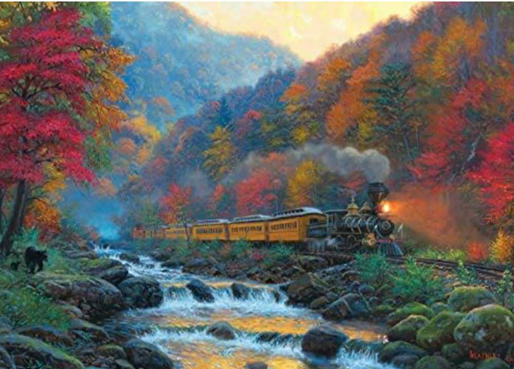 Smoky Train  puzzle collectible [Barcode 625012802291] - Main Image 3