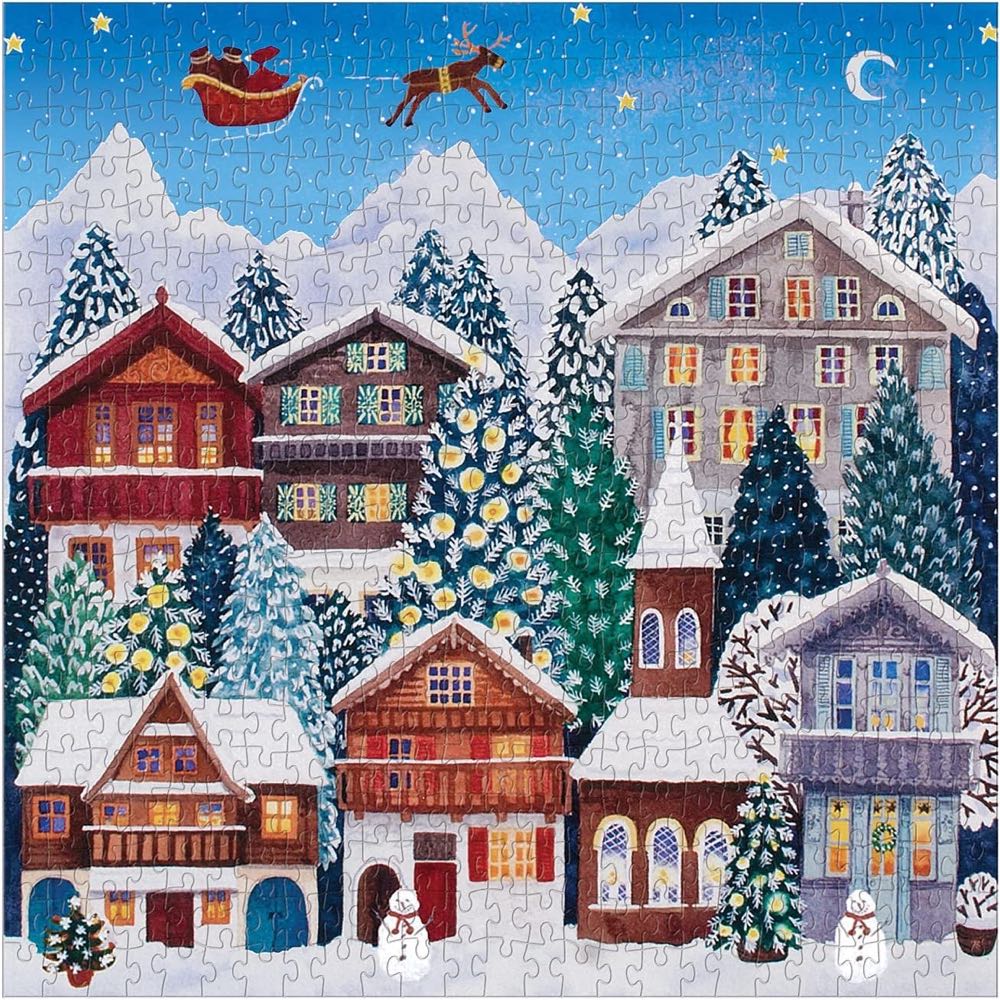 Yuletide Village - Galison puzzle collectible [Barcode 9780735366732] - Main Image 2