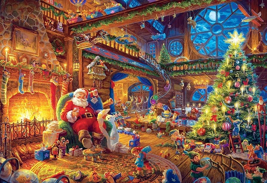 Santa’s Workshop - Schmidt Spiele Puzzle puzzle collectible [Barcode 4001504594947] - Main Image 2