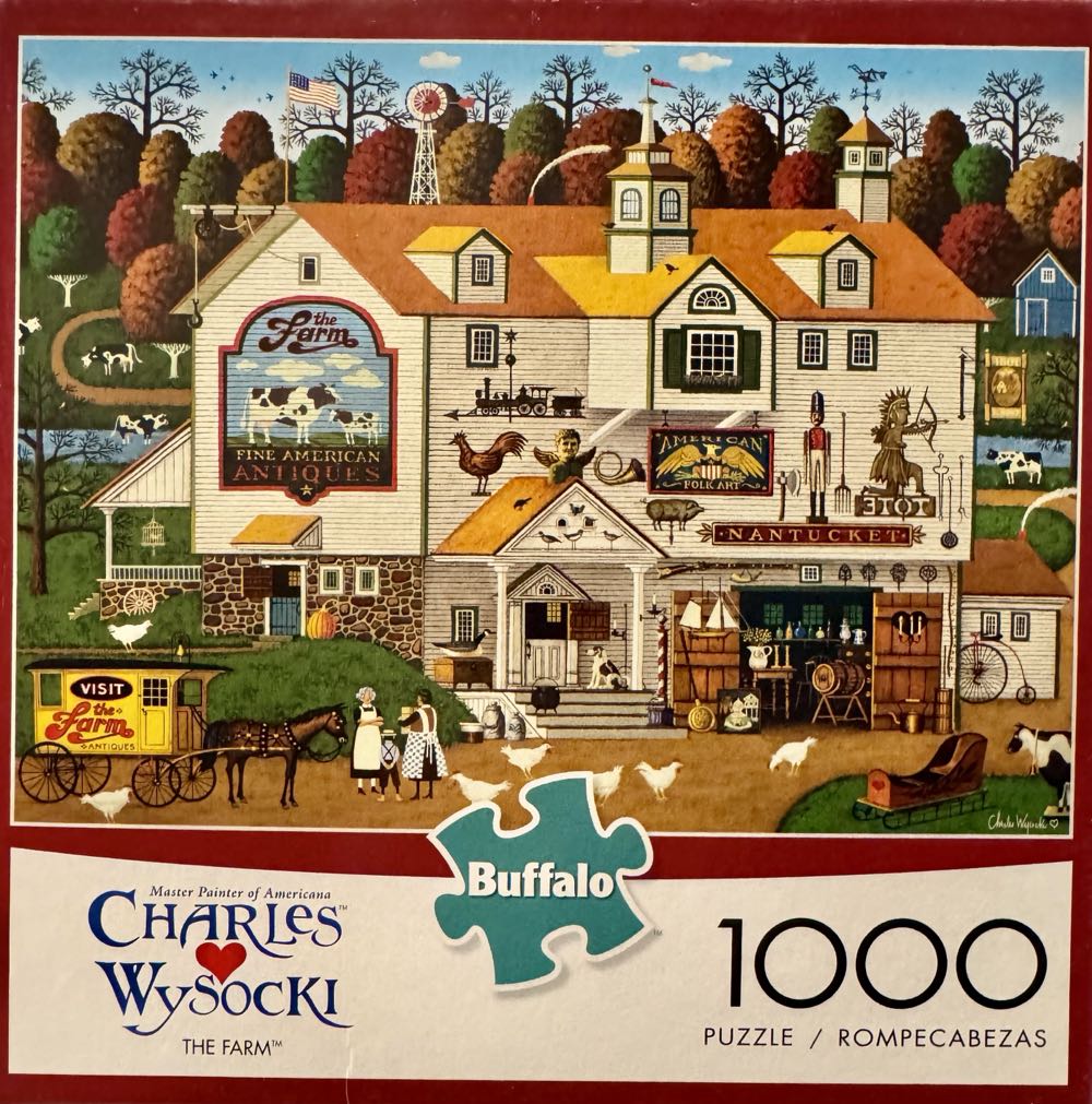 The Farm  (NIB)🧩 - Buffalo puzzle collectible - Main Image 2