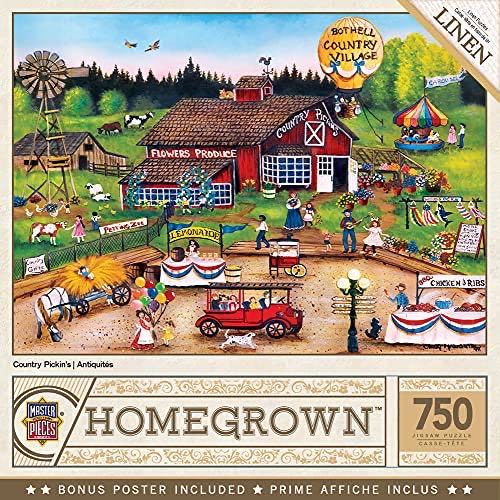 Country Pickins 750 Piece - Master Pieces puzzle collectible [Barcode 705988320620] - Main Image 1