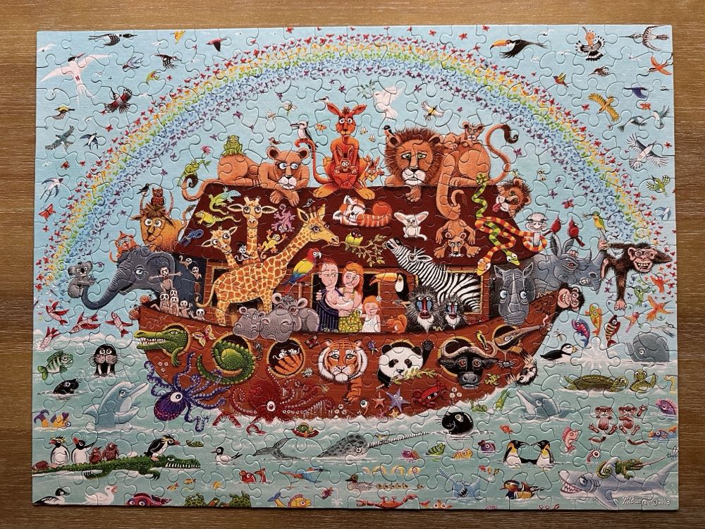 Noah’s Friends - White Mountain puzzle collectible [Barcode 724819257805] - Main Image 2