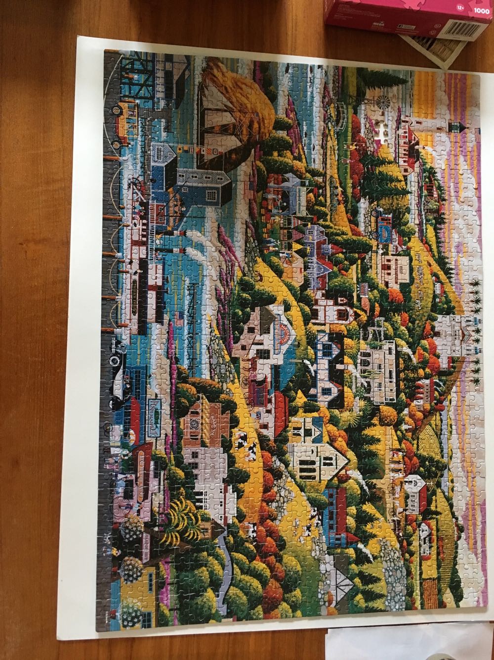 Wall Art ”afternoon Chat” Deco Jigsaw Puzzle Complete