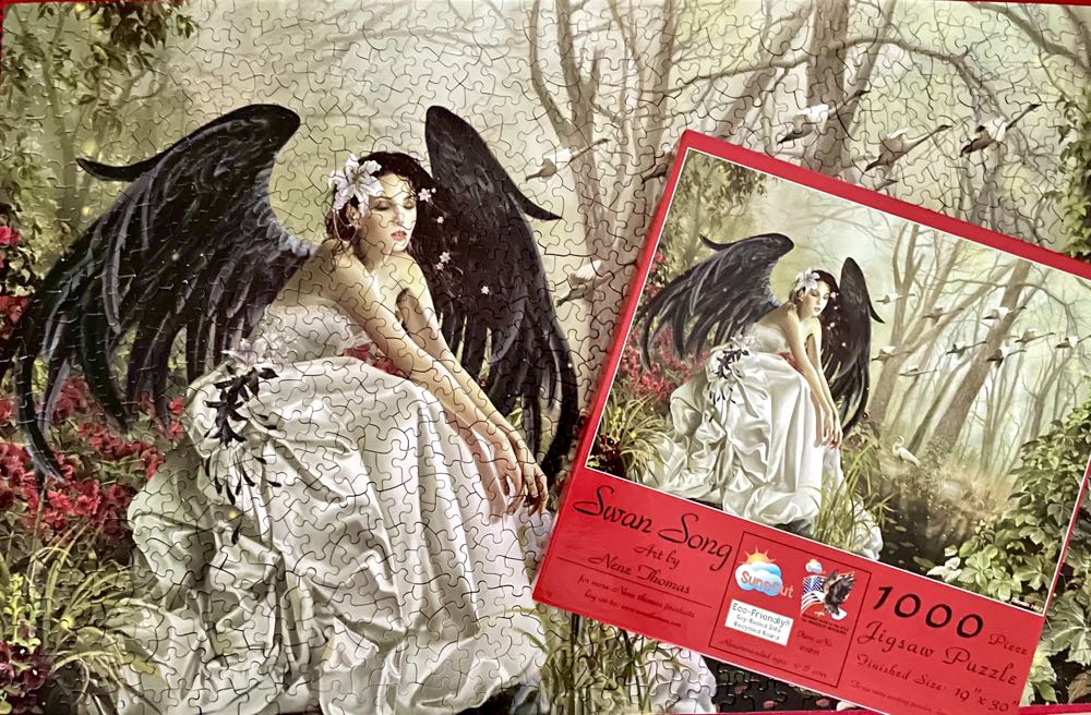 Swan Song Piece Jigsaw Puzzle By Sunsout - SunsOut 🇺🇸 puzzle collectible [Barcode 796780676718] - Main Image 2