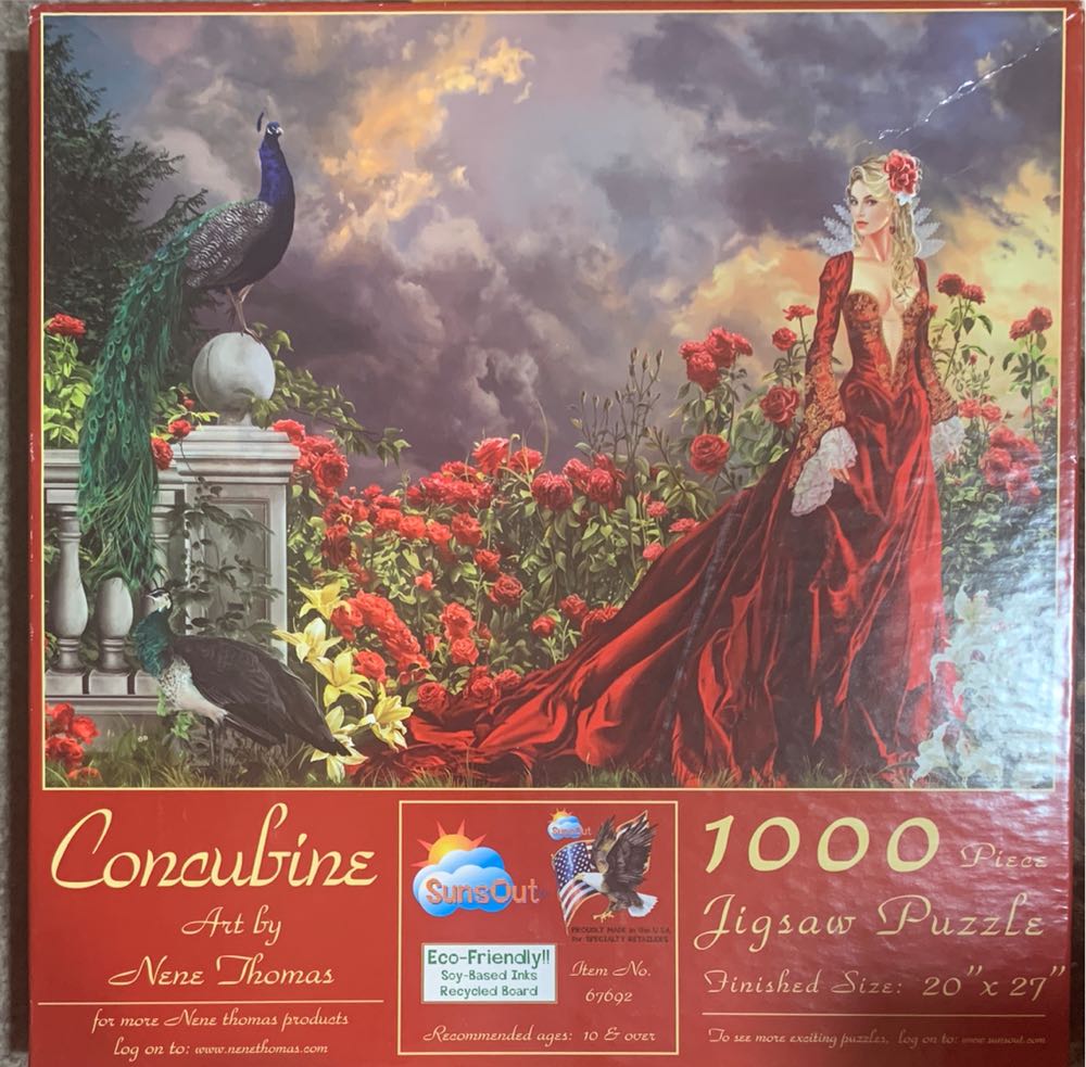 Concubine - SunsOut puzzle collectible [Barcode 796780676923] - Main Image 2