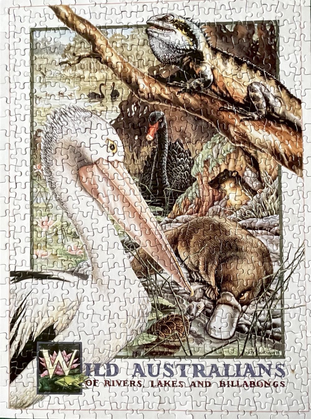 Wild Australians Of Rivers, Lakes, and Billabongs - Endeavour puzzle collectible [Barcode 9317851050032] - Main Image 2