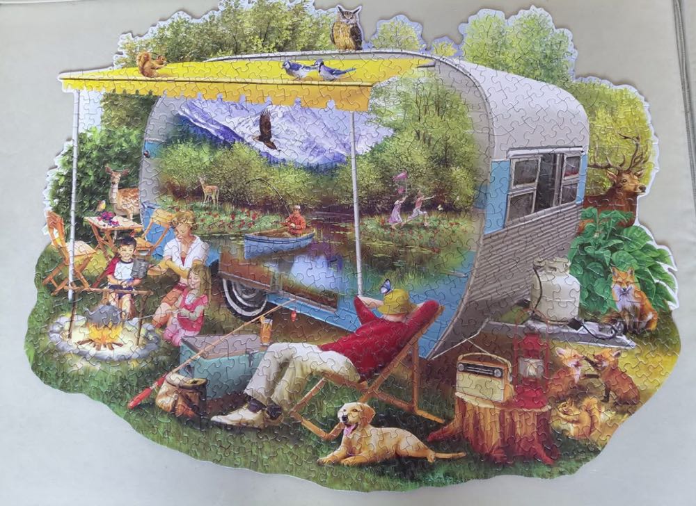 *Camping Trip*** - Bits And Pieces puzzle collectible [Barcode 704812408992] - Main Image 3