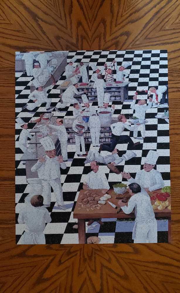 Kitchen Chaos - White Mountain Puzzles puzzle collectible [Barcode 724819252732] - Main Image 2