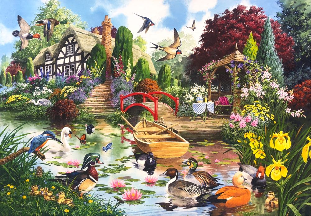 Enchanted Garden - Gibsons 🇬🇧 puzzle collectible [Barcode 5012269060683] - Main Image 2