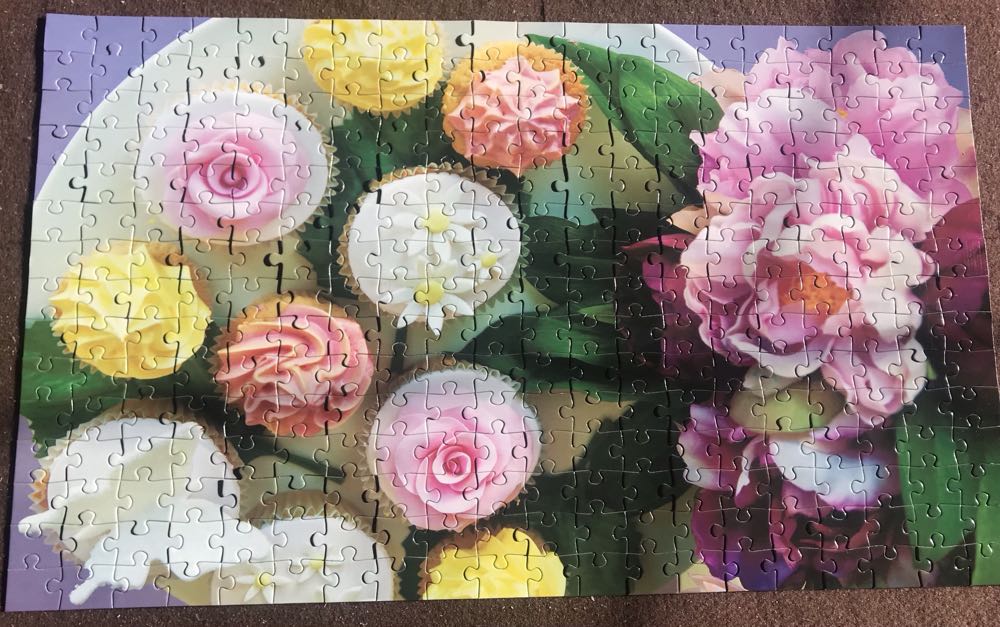 Cupcake Floral Delight 🧁🌸🌺🌻🌼 - Lafayette Puzzle Factory 🇺🇸 puzzle collectible [Barcode 639277764577] - Main Image 3