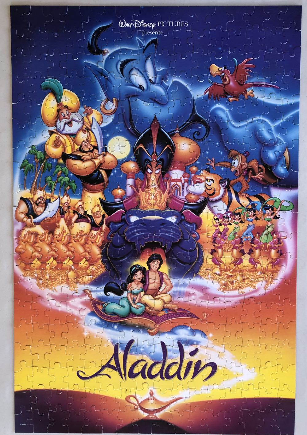 Aladdin - Completed And Donated - Golden puzzle collectible [Barcode 033500052248] - Main Image 2