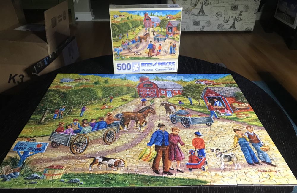 Vic’s Apple Orchard -SOLD - Bits & Pieces puzzle collectible [Barcode 192949053053] - Main Image 3